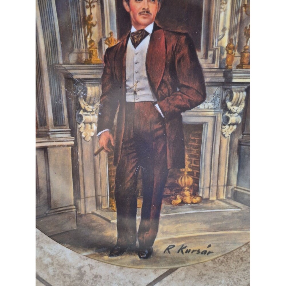 Knowles "Rhett" Gone with the Wind Vintage Plate - Picture 10 of 16